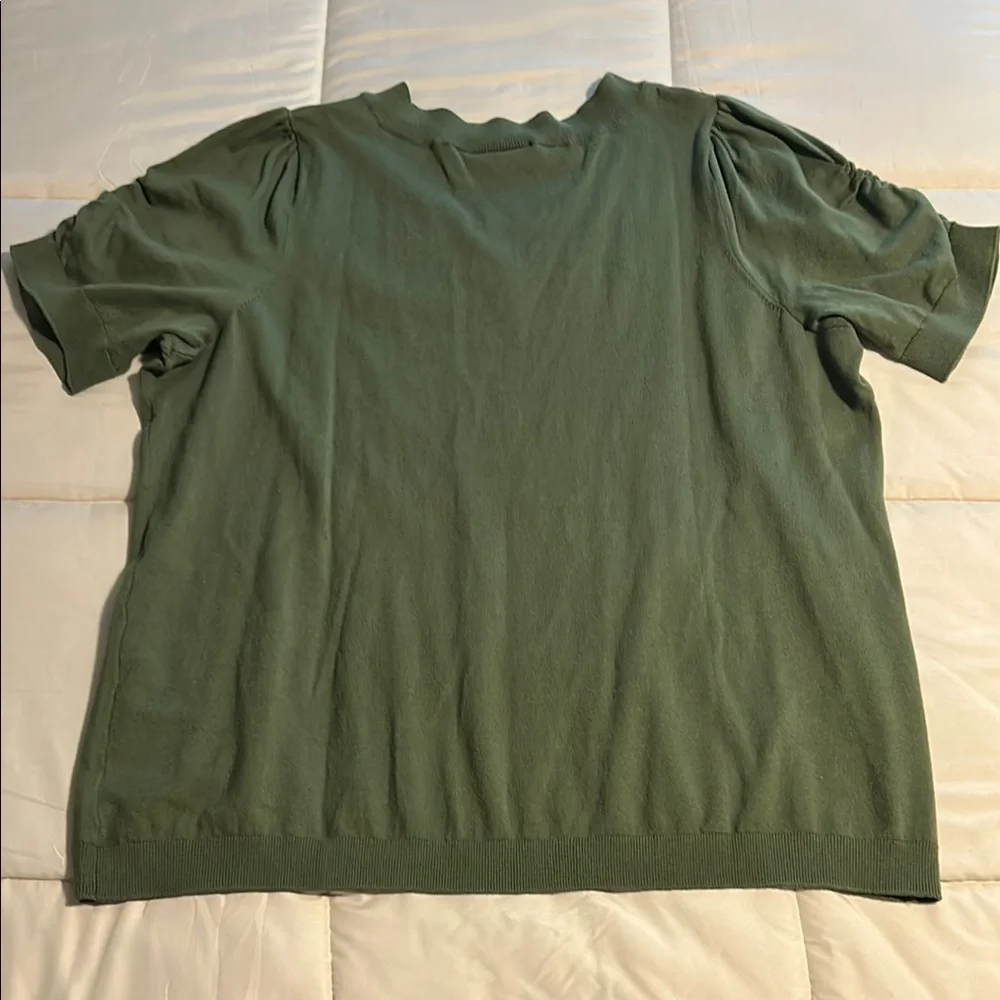 Lane Bryant Olive Knit Sweater - Picture 6 of 8